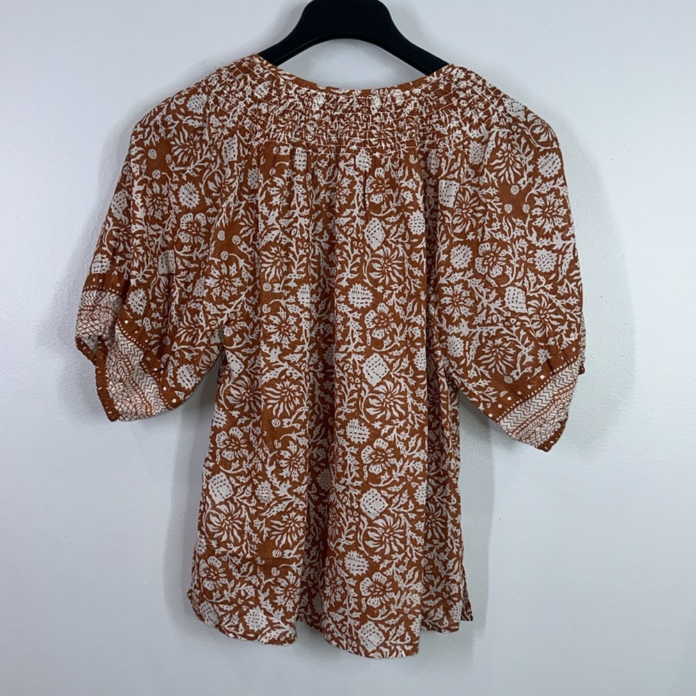 Cleobella Adel organic cotton blouse size medium - Picture 7 of 8